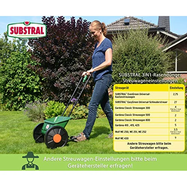 Celaflor Substral 3in1 Komplettrasendünger 9 kg – Bild 6