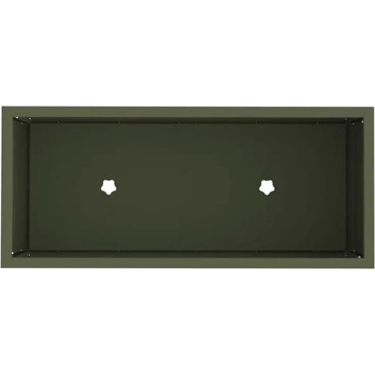 vidaXL Hochbeet 60x26x45 cm, olivgrüner Stahl, wetterfest, modernes Design für Balkon und Garten – Bild 8