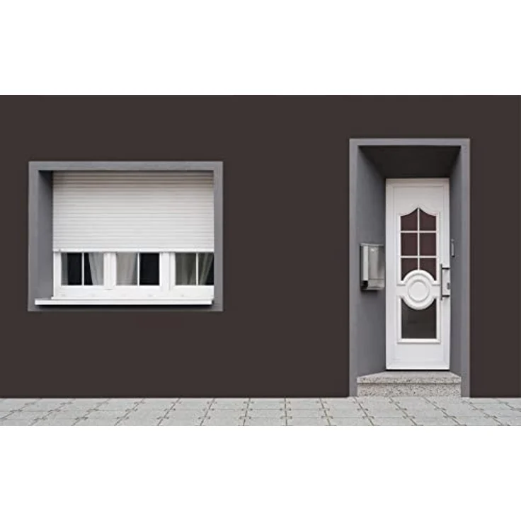 RyFo Colors Silikonharz Fassadenfarbe Lotuseffekt Trend Graubraun 1l - bunte Fassadenfarbe, weitere Grau Farbtöne und Größen erhältlich, Deckkraft Klasse 1 – Bild 2