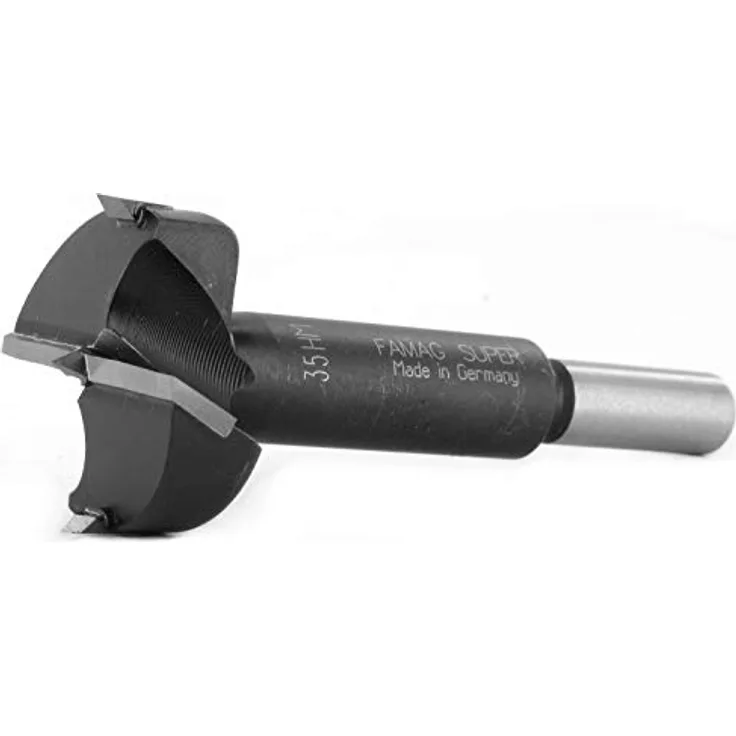 FAMAG HM Kunstbohrer GL90, Ø 21 mm, für Harthölzer und Kunststoffe, mit Zentrierspitze und Wellenschliff