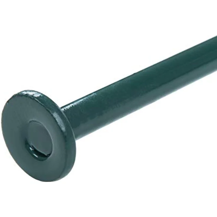 ESTEXO Teichzaun Set 11tlg, Gerade 5 Elemente, pulverbeschichteter Metallzaun in grün RAL 6005, Drahtstärke 4/2,5 mm, Maschenweite 6x6 cm – Bild 7
