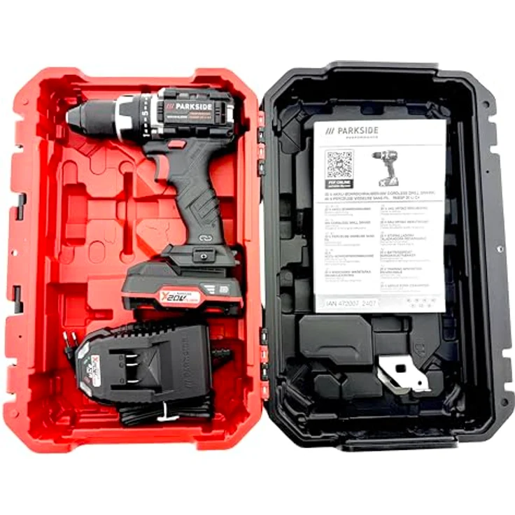 PARKSIDE PERFORMANCE® 20 V Akku-Bohrschrauber »PABSP 20 Li C4«, bürstenloser Motor, 2-Gang-Getriebe, 60 Nm Drehmoment, ohne Akku und Ladegerät – Bild 4