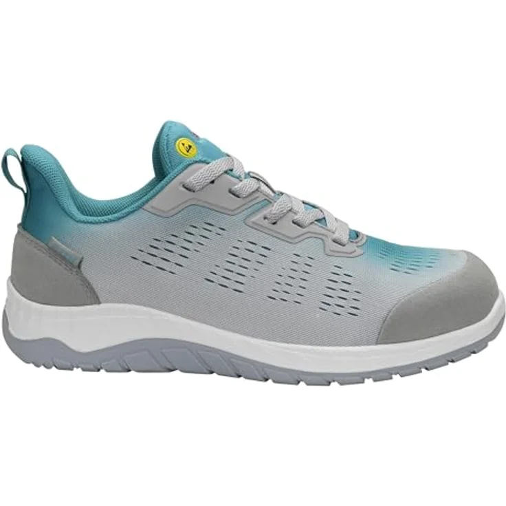 ELTEN LUANA grey-turquoise Low ESD S1 Sicherheitsschuh mit TPU/PU Sohle MAXXIMO – Bild 2