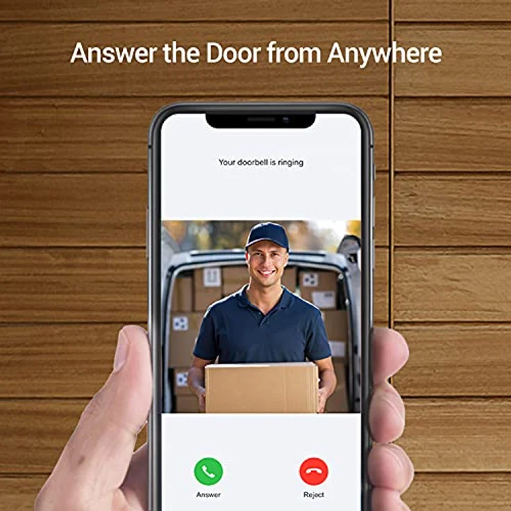 EZVIZ 2K Video Türklingel, Akku Doorbel Kit mit KI Personenerkennung, Zwei-Wege-Audio und Nachtsicht, IP65 wetterfest, 100% kabellos, DB2 Kit – Bild 5