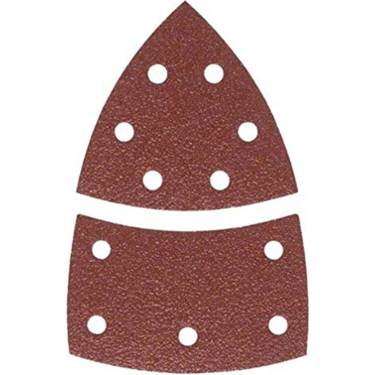 Bosch Schleifblatt (10 Stück, für Farbe, Lack, Hart--Weichholz, Spanplatten, Metall, Rost, Zubehör für Multischleifer) – Bild 2