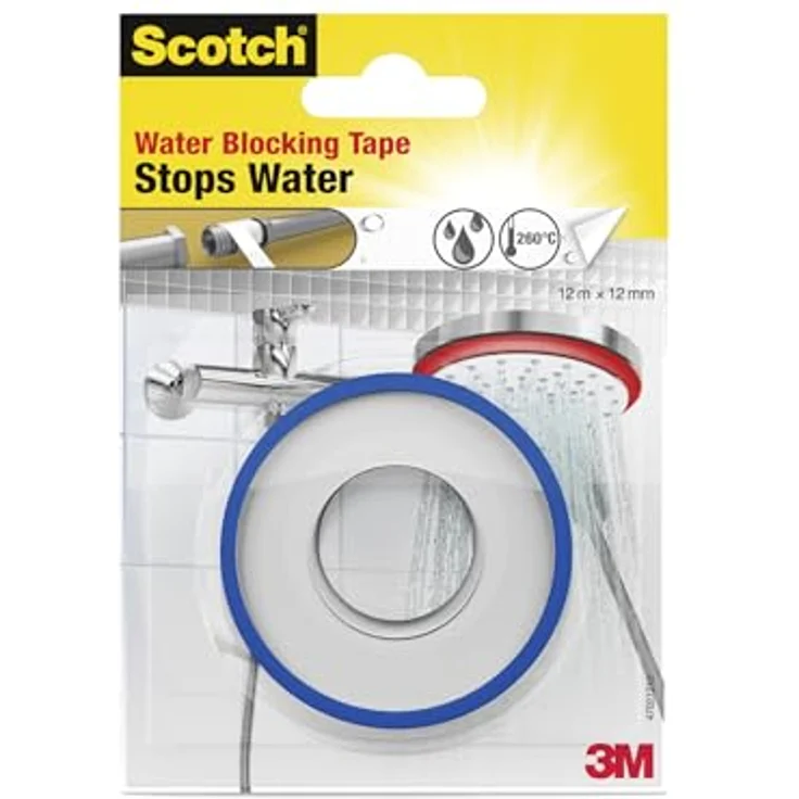 Scotch Dichtungsband 4702, 12 mm x 12 m, weiß – Bild 2