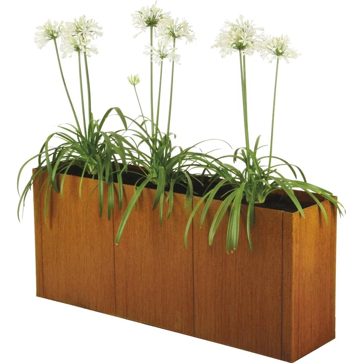 Bellissa Hochbeet klassisch pannello Bausatz ohne Boden, 116 x 44 x 80 cm, braun, 408 Liter Volumen, stabil und langlebig