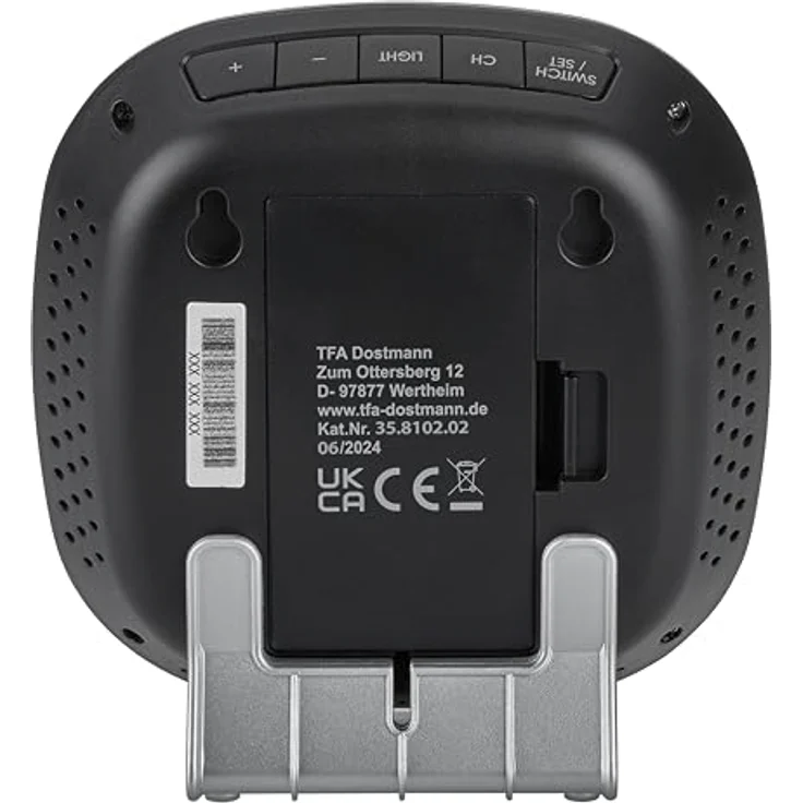 TFA TFAme 35.8102.01 WLAN Wetterstation, professionelle Wettervorhersage, invertiertes Display, Schwarz – Bild 4