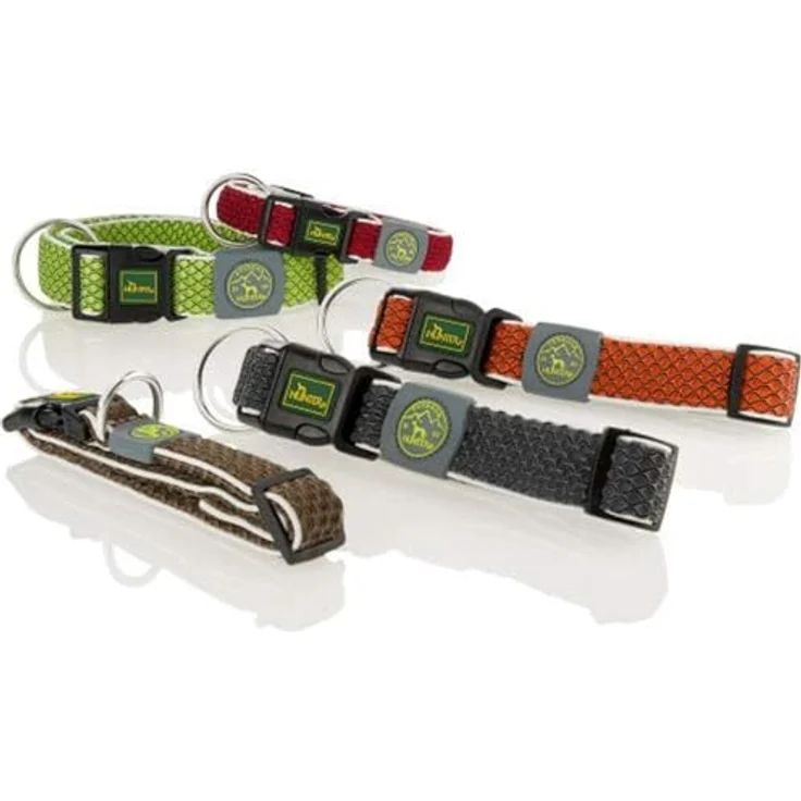 Hunter Hunde-Halsung Hilo Vario mit Zugentlastung braun L-XL – Bild 2