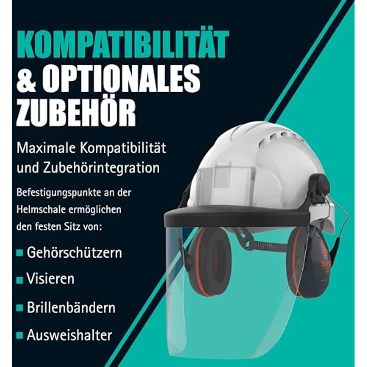 JSP KAS-Evo2_N Schutzhelm, Blau, 53-64 Größe – Bild 8