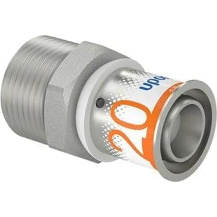 Uponor s-press plus Adapter, Außengewinde 20 mm x 34, für Sanitärarmaturen