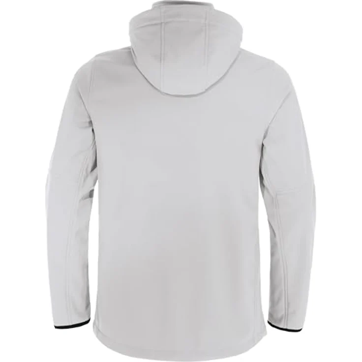 Uvex Safety, Softshelljacke uvex suXXeed craft, funktionale Arbeitsjacke mit weitenverstellbarer Kapuze, Reflexdetails, weiß, Größe XXL – Bild 4