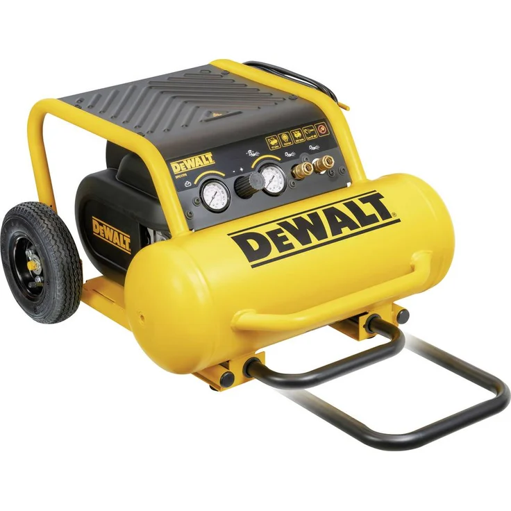 DEWALT Druckluft-Kompressor DPC17PS-QS, ölfrei, 17l, 13.8 bar, mit doppeltem Luftanschluss und ausziehbarem Griff