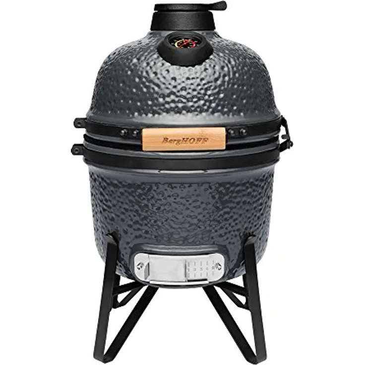 Berghoff Keramikgrill und -Ofen, Blaustein-grau, klein