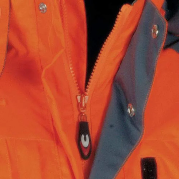COFRA V017-0-01.Z54 Polsterjacke "Rescue", Größe 54, orange - Wind- und wasserdichte Arbeitsjacke mit hoher Sichtbarkeit – Bild 2