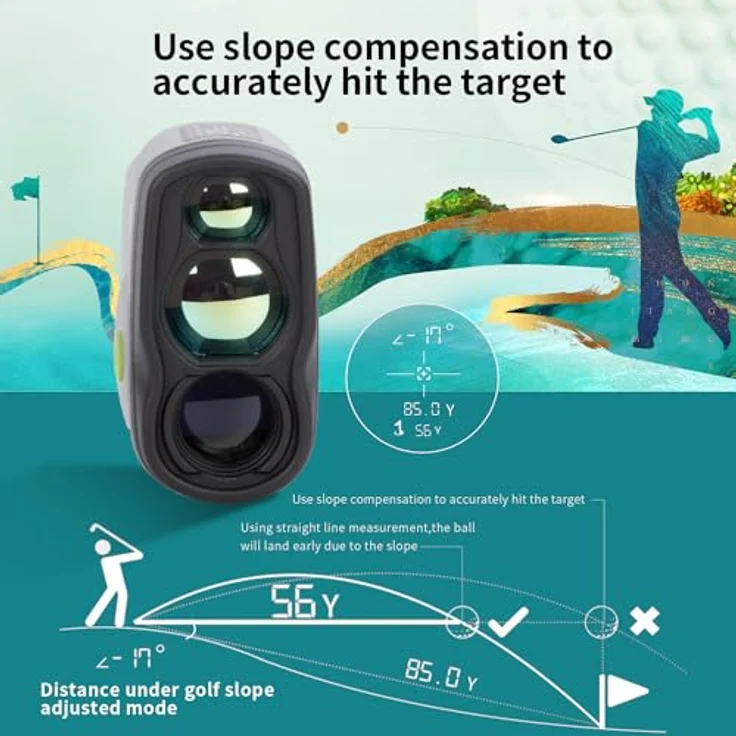 BRESSER Laser-Entfernungsmesser Range Pro 1300 – Bild 5