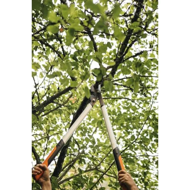 Fiskars PowerGear X Bypass-Getriebeastschere für frisches Holz, Antihaftbeschichtet, Gehärteter Präzisionsstahl, Länge 80 cm, Schwarz-Orange, LX98-L, 1020188 – Bild 18