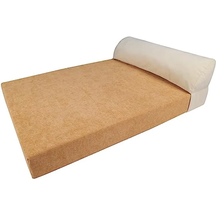 Nobby Tierbett Komfortmatte Bevis, braun, Mikrofaser-Bezug in Cordoptik, Schaumstoff-Füllung, abnehmbar, Anti-Rutsch-Noppen – Bild 1