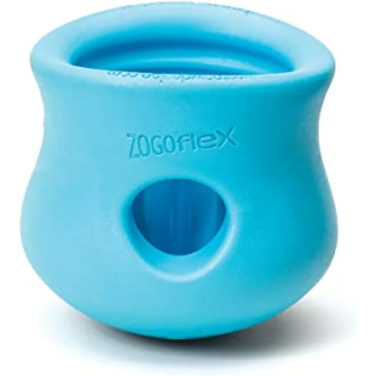 Zogoflex West PAW JUGUETE TOPPL S 8CM Azul Turquesa – Bild 1