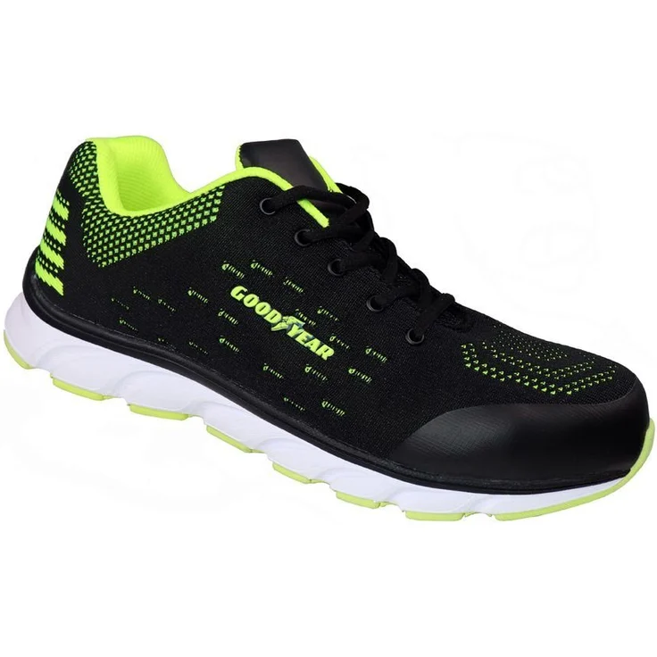 Goodyear GYSHU1571 S1P Sicherheitsschuh, Sportlicher Sicherheitsschuh mit Composite Toe Cap - Schwarz – Bild 1