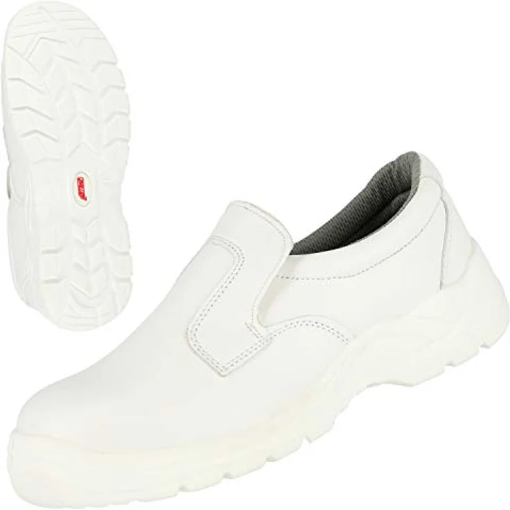Nitras NITRAS CLEAN STEP SL, S2 Sicherheitsslipper, weiß, EN ISO 20345, Kunstleder, rutschfest, kälteisolierend, orthopädische Einlagen geeignet, 1 Paar – Bild 7