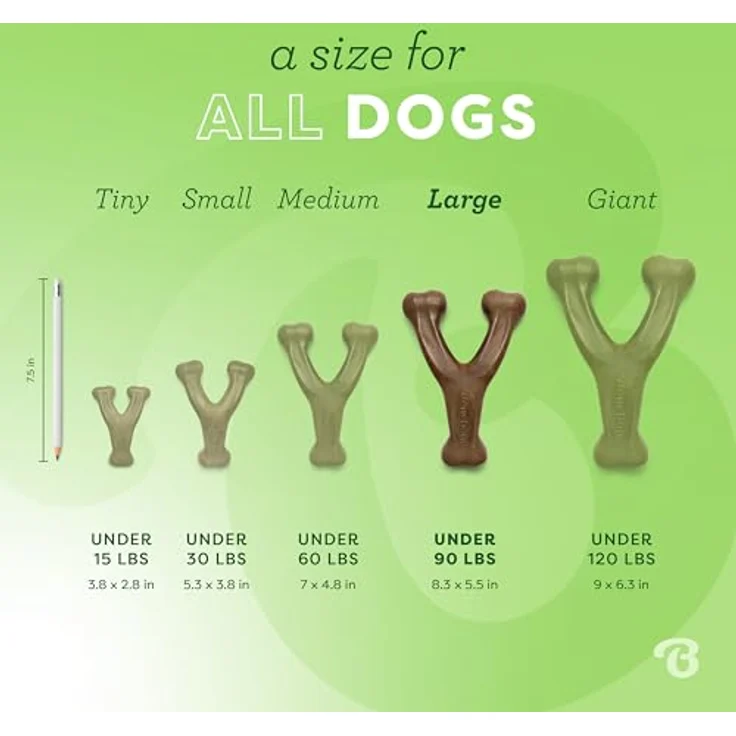 Benebone Unzerstörbares Wishbone Hunde-Kauspielzeug für Aggressive Kauer, langanhaltende, robuste Langeweile Breaker für Hunde, echter Speckgeschmack, für große Hunde – Bild 4