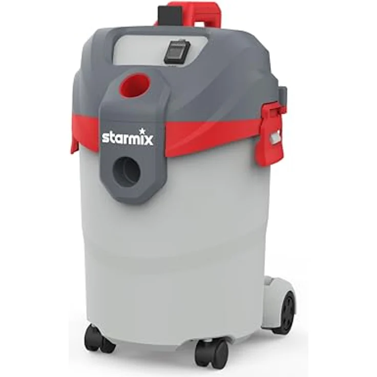 Starmix Nass- Trockensauger Flexo P-1420 (1400 Watt, Industriesauger mit 20 l Behälter, mit Blasfunktion, Filterabreinigung, max. 216 mbar, Sauger für Baustelle + Werkstatt) 110103 – Bild 1