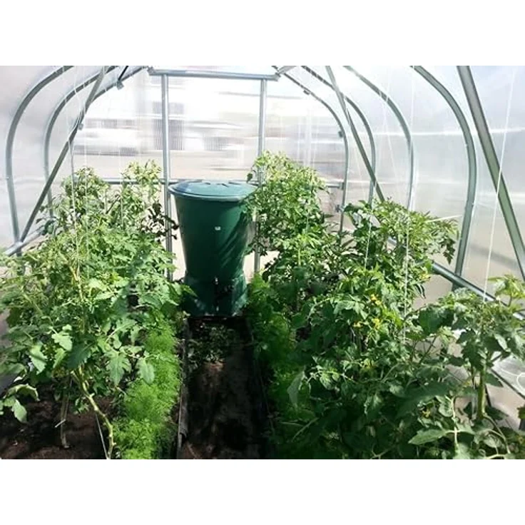 Klasika Gewächshaus KLASIKA STANDART 15 (2,5 x 6 m) mit Fundament, 4 mm Polycarbonat und dachluken mit automatischen Öffnern, geräumig – Bild 3