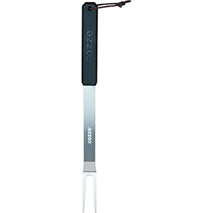 cozze® Grillgabel 450 mm mit PP-Griff - Edelstahl, ideal zum Greifen und Wenden von Lebensmitteln am Grill – Bild 1