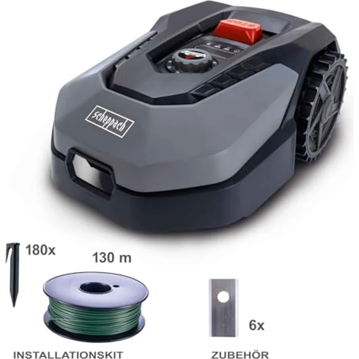 Scheppach Mähroboter RoboCut XL600, 20 V-2,5 Ah 18 cm Schnittbreite – Bild 7