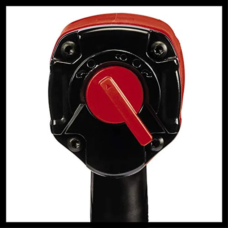 Einhell Druckluft-Schlagschrauber TC-PW 610 (max. Drehmoment 610 Nm, max. 6.3 bar, Links--Rechtslauf, 10 Stecknüsse, Ölflasche (leer), Stecknippel, Verlängerung 125 mm, Transportkoffer) – Bild 5