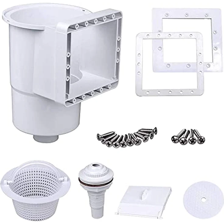 WELL2WELLNESS Pool Skimmer Set S1 Oberflächenskimmer inkl. Einlaufdüse – Bild 2