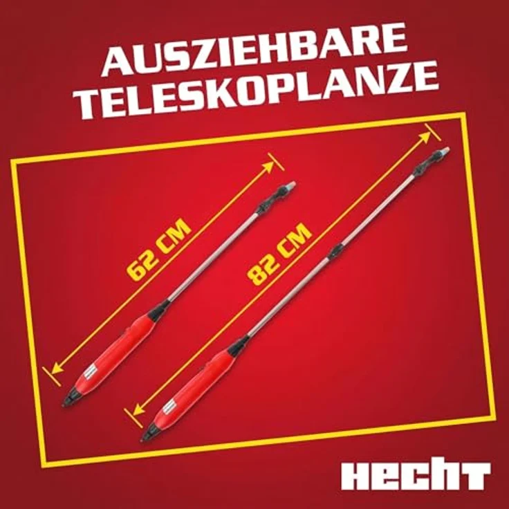 HECHT Drucksprüher Akku 4050, handlicher 5L Sprüher mit 3,7V Li-Ion-Akku und variabler Teleskoplanze – Bild 7