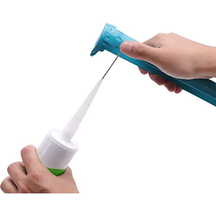 AmazonBasics Robuste Kartuschenpistole, 310 ml, Kraftübersetzungsverhältnis von 12:1, Aluminium-Griff mit Kunststoffstützgriff - Preisvergleich – Bild 5