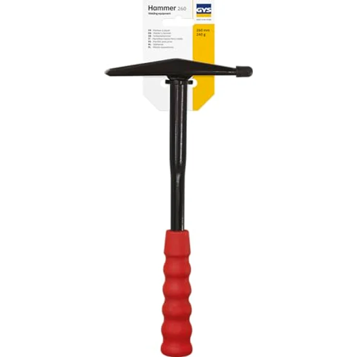 GYS Schlackehammer 260 aus geschmiedetem Stahl - Blister, 1 Stück, 240 g, 044159 – Bild 2