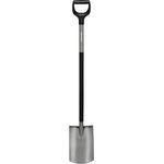 Fiskars Gärtnerspaten rund Ergonomic, 1066710 - Schwarz
