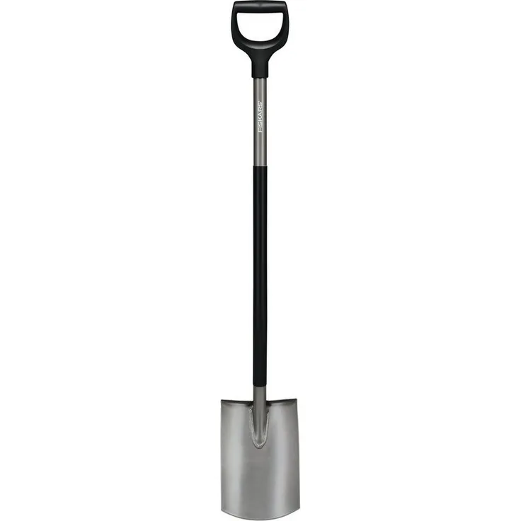 Fiskars Gärtnerspaten rund Ergonomic, 1066710 - Schwarz