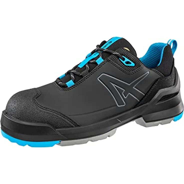 Albatros TARAVAL BLACK/BLUE LOW S3L ESD FO SR, Sicherheitsschuhe mit abriebfester Laufsohle und EVERCUSHION® RELIEFT Fußbett