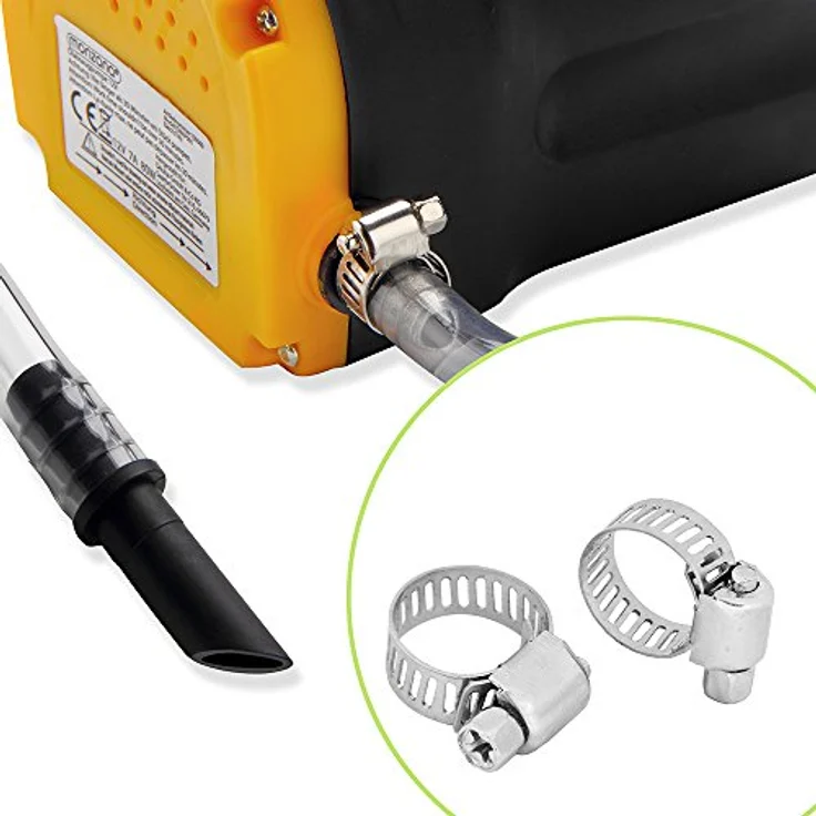 Monzana Ölabsaugpumpe 12V 80 Watt 5l-min - Ölpumpe Absaugpumpe Pumpe Dieselpumpe Öl elektrisch – Bild 4
