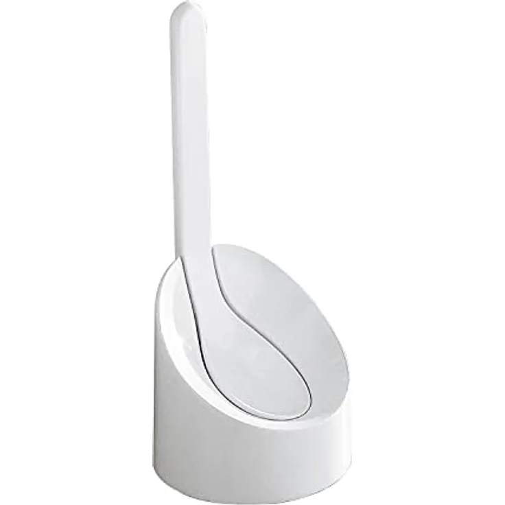 Gedy WC-Bürste für Welpen, weiß, Maße und Gewicht: 33,5 x 15 x 15 cm & 0,25 kg, thermoplastisches Harz, Nylonbüschel, Makio Hasuike Design, 100% Made in Italy, Einheitsgröße