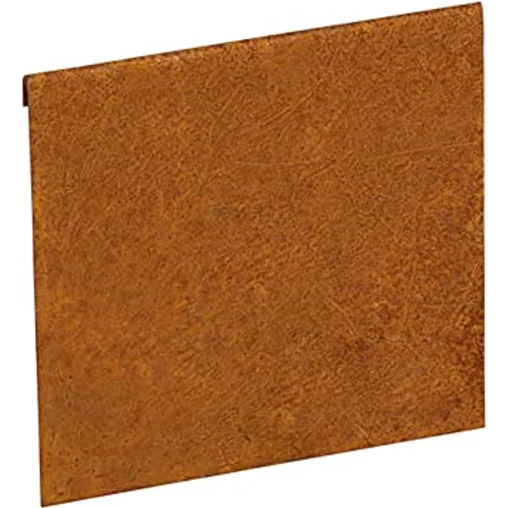 IRKA 1030-001, Verbinder für Rasenkantenband aus Cortenstahl, 1 mm stark, lückenlose Beeteinfassung, Höhe 15 cm – Bild 2