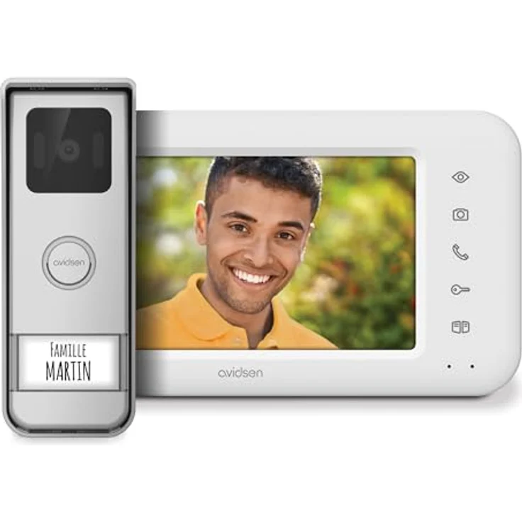 Extel Elia Solar Wave, Video-Türsprechanlage 7 Zoll Touchscreen mit 2 Draht-Technik, grau, inkl. Solarenergie und App-Steuerung – Bild 5