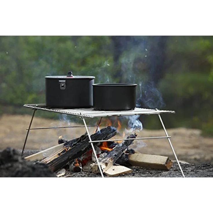 Coghlans Klappgrill - Camp Holzkohlegrill, Grillfläche 61 x 30 cm klein, 1,4 kg – Bild 6