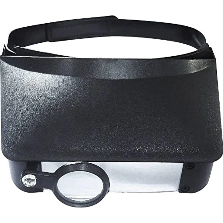 Basetech 2266930 2266930 Kopflupe Vergrößerungsfaktor: 1.8 x, 2.3 x, 3.7 x, 4.8 x Schwarz – Bild 2