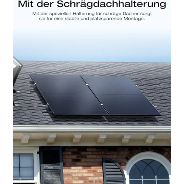 EcoFlow ECOFLOW STREAM Balkonkraftwerk, 800 W Mikrowechselrichter, 2 × 400 W PV Solarpanels, WLAN & App-Steuerung für Schrägdach, 0% MwSt. – Bild 5