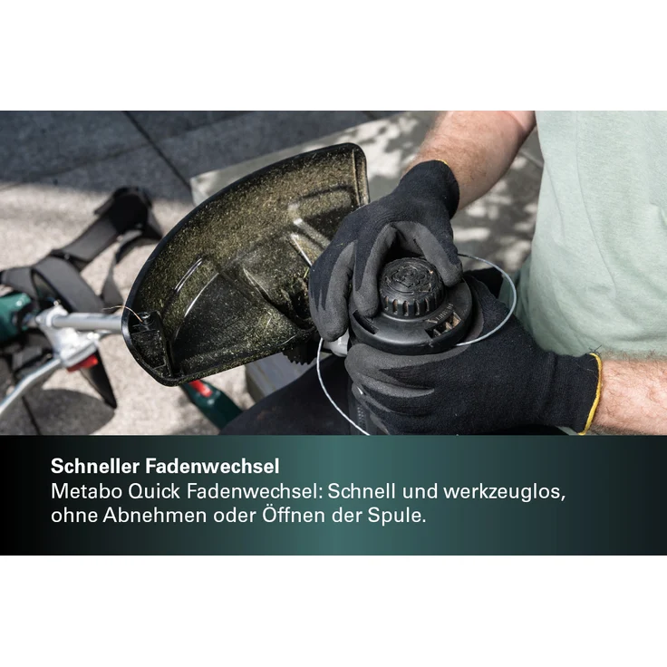 Metabo Akku Freischneider FSD 36-18 LTX BL 40 (2x 18 Volt, Li-Ion, Rasentrimmer mit Rundgriff, Schultergurt, 40cm Schnittkreis, bürstenloser Motor) ohne Akku und Ladegerät, im Karton – Bild 6