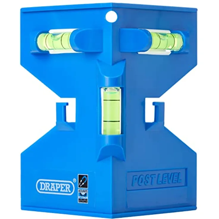 Draper 75042 Pfostenwaage, starr, Blau