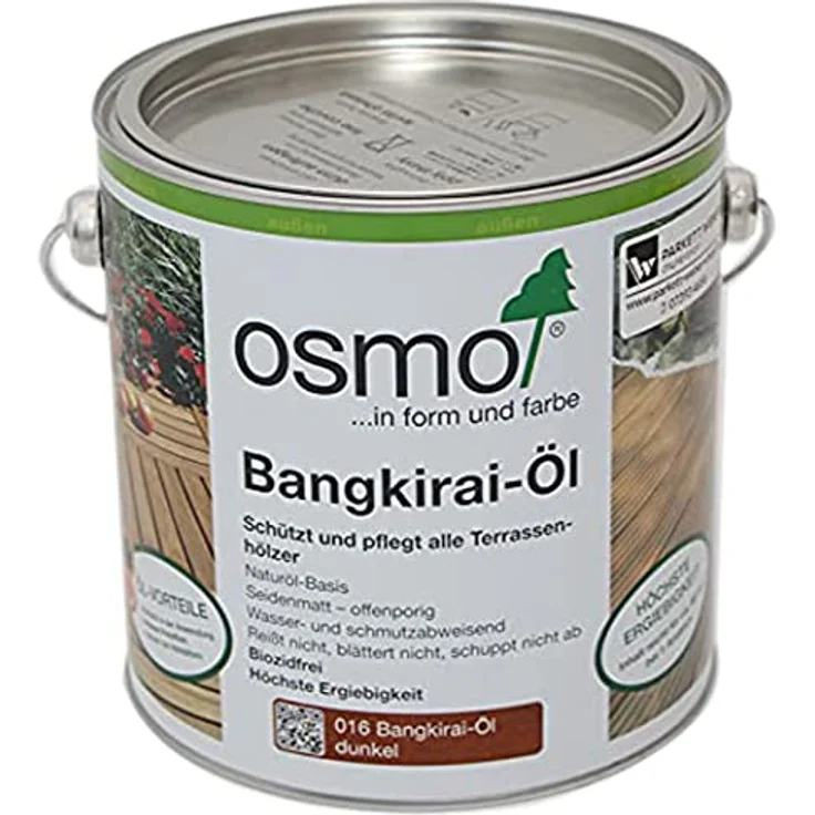 Osmo Bangkirai 016 Dunkel 2,5 L – Bild 2