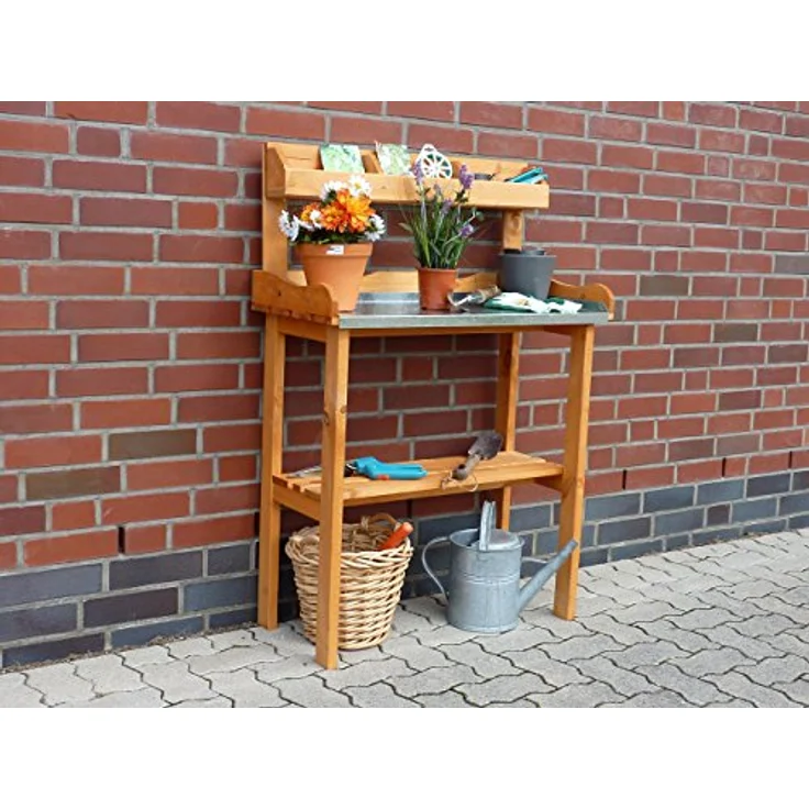 Promadino Pflanztisch mit Ablage – Bild 2