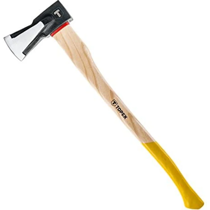 TOPEX Axt Universalaxt, Hochwertige Stahl-Klinge Axt - Beil - Handbeil - Profi Axt klein - Spaltaxt - ideal für die Holzspaltung – 2000 g – Bild 3